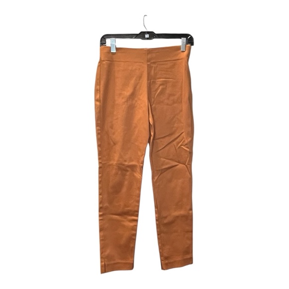 Old Navy Pants - Old Navy Side-Zip Stretch Ankle Pants Size 4 Rust Copper